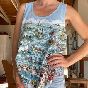 Where’s Waldo men’s tank - size M